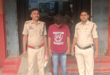 पुलिस ने असामाजिक तत्व के खिलाफ कार्यवाही कर भेजा जेल