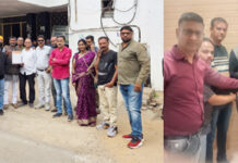 बांग्लादेश में हिंदुओं पर अत्याचार का विरोध, हिंदू जागरण मंच का प्रदर्शन