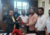 NHM कर्मचारी संघ ने नए स्वास्थ्य संचालक संजीव झा से की सौजन्य भेंट