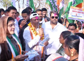 मनरेगा बचाओ संग्राम : भर्रेगांव से सुरगी तक कांग्रेस की पदयात्रा, न्यूनतम मजदूरी और रोजगार पर हमले के खिलाफ उमड़ा जनसैलाब