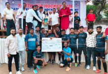 जिला हॉकी संघ राजनांदगांव ने मेजबान बिलासपुर को 4-1 से पराजित कर खिताब अपने नाम किया