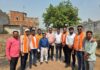 भाजपा युवा मोर्चा का हॉस्टल संपर्क अभियान : ग्राम सुंदरा के युवाओं से संवाद