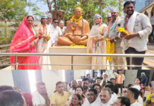 घुमका में कांग्रेस का शक्ति प्रदर्शन, अध्यक्ष सहित सभी 15 वार्ड प्रत्याशियों ने भरा नामांकन