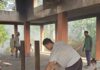 अघोर आश्रम के अनुयायियों ने मोतीपुर मुक्तिधाम में चलाया स्वच्छता अभियान
