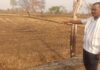 एक किसान ने लगाया आरोप सुरगी ग्राम के सरपंच की मनमानी खेत में रखे पैरा को लगाया आग साथ मे पाइप भी जल के हुआ खाक नुकसान बड़ा