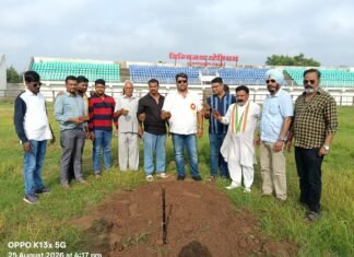 53 करोड़ के दिग्विजय स्टेडियम में 50 लाख खर्च के बाद भी मैदान बदहाल, कांग्रेस ने उठाए सवाल