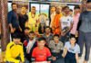 सावन के पहले दिन आस्था का अनूठा समागम : मोहरा से शिवनाथ का जल लेकर सिंघोला महाकाल धाम पहुंचे कांवड़िए