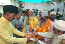 नूरी मस्जिद गौरी नगर में सर्वसम्मति से शाहेबान अली बनाए गए सदर