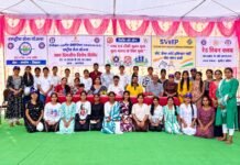 आरगांव में एनएसएस शिविर में प्रदीप शर्मा ने दिया नशामुक्ति, टीबी उन्मूलन और सड़क सुरक्षा का संदेश