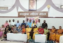 कस्तूरबा में समाज सेवा और पत्रकारिता पर चर्चा,,,,,सामाजिक बुराइयों पर कलम चलाने की अपील कार्यक्रम में वरिष्ठ पत्रकारों का किया गया आत्मीय सम्मान